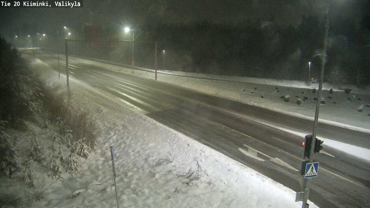Weather Camera Image Road 20 Oulu Kiiminki, Välikylä, Oulu, Pohjois-Pohjanmaa