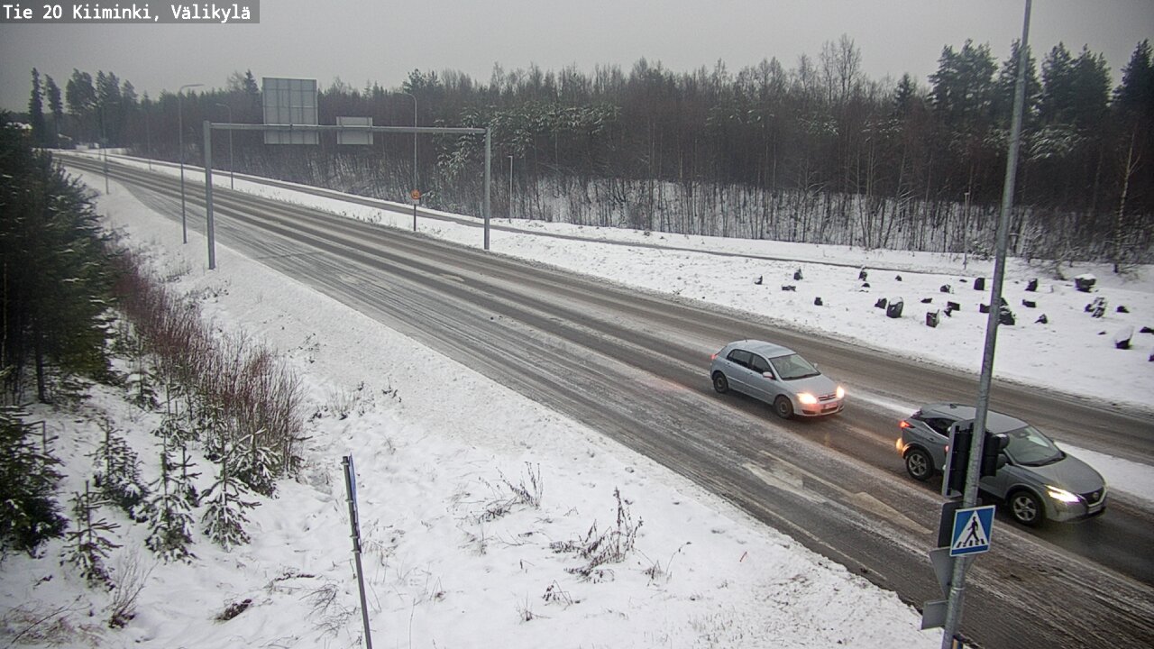 Weather Camera Image Road 20 Oulu Kiiminki, Välikylä, Oulu, Pohjois-Pohjanmaa