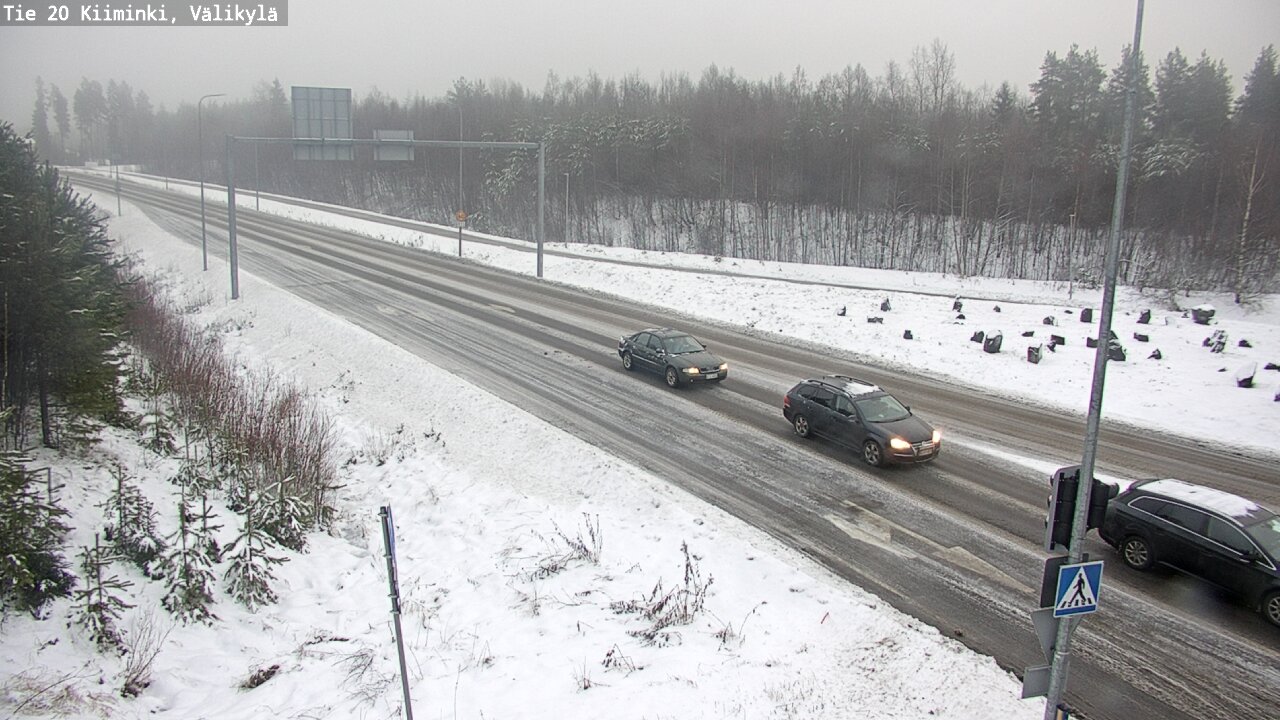 Weather Camera Image Road 20 Oulu Kiiminki, Välikylä, Oulu, Pohjois-Pohjanmaa