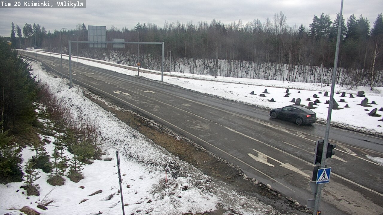 Weather Camera Image Road 20 Oulu Kiiminki, Välikylä, Oulu, Pohjois-Pohjanmaa