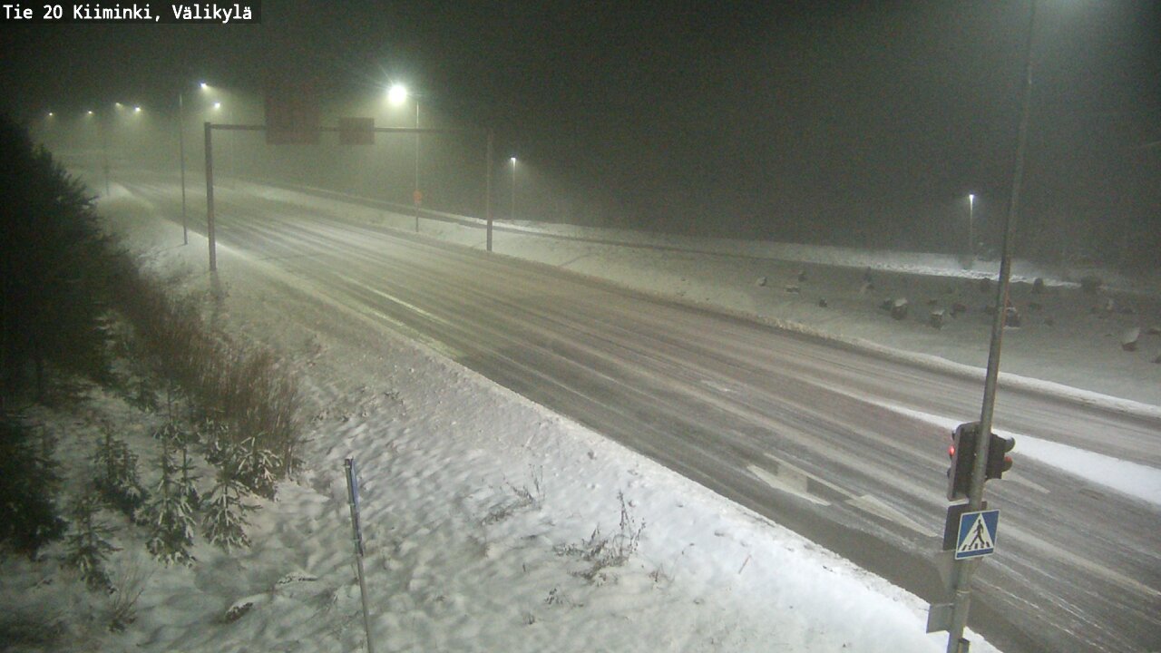 Weather Camera Image Road 20 Oulu Kiiminki, Välikylä, Oulu, Pohjois-Pohjanmaa