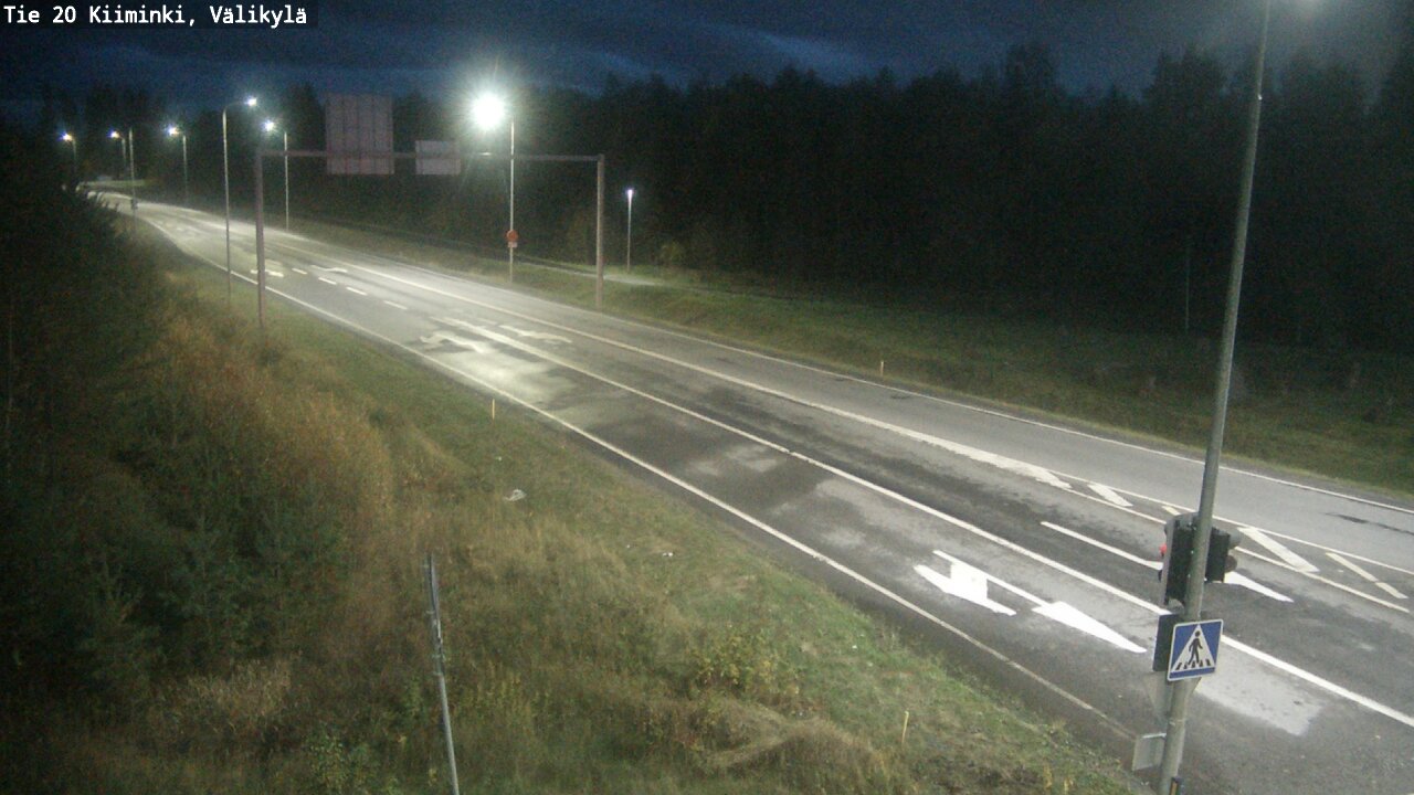 Weather Camera Image Road 20 Oulu Kiiminki, Välikylä, Oulu, Pohjois-Pohjanmaa