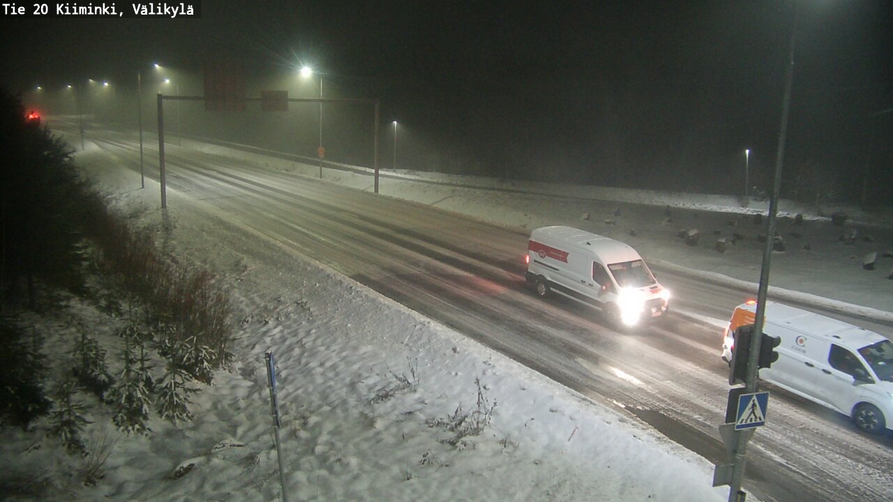 Weather Camera Image Road 20 Oulu Kiiminki, Välikylä, Oulu, Pohjois-Pohjanmaa