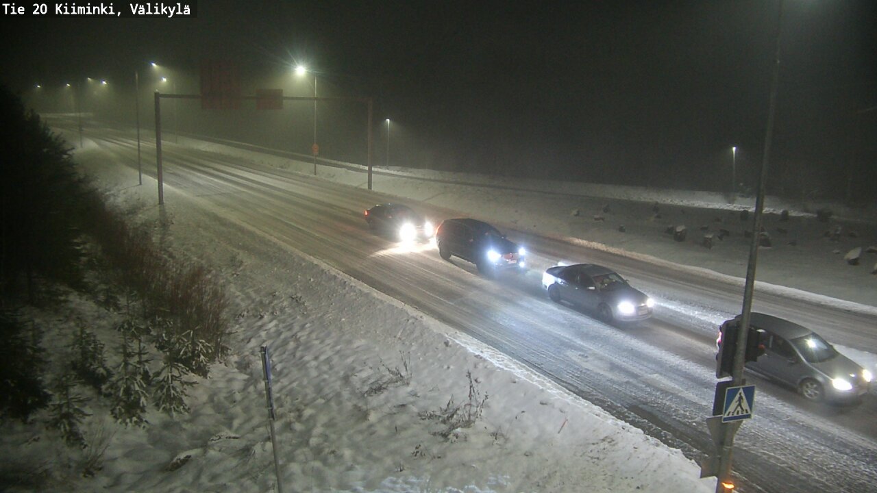 Weather Camera Image Road 20 Oulu Kiiminki, Välikylä, Oulu, Pohjois-Pohjanmaa