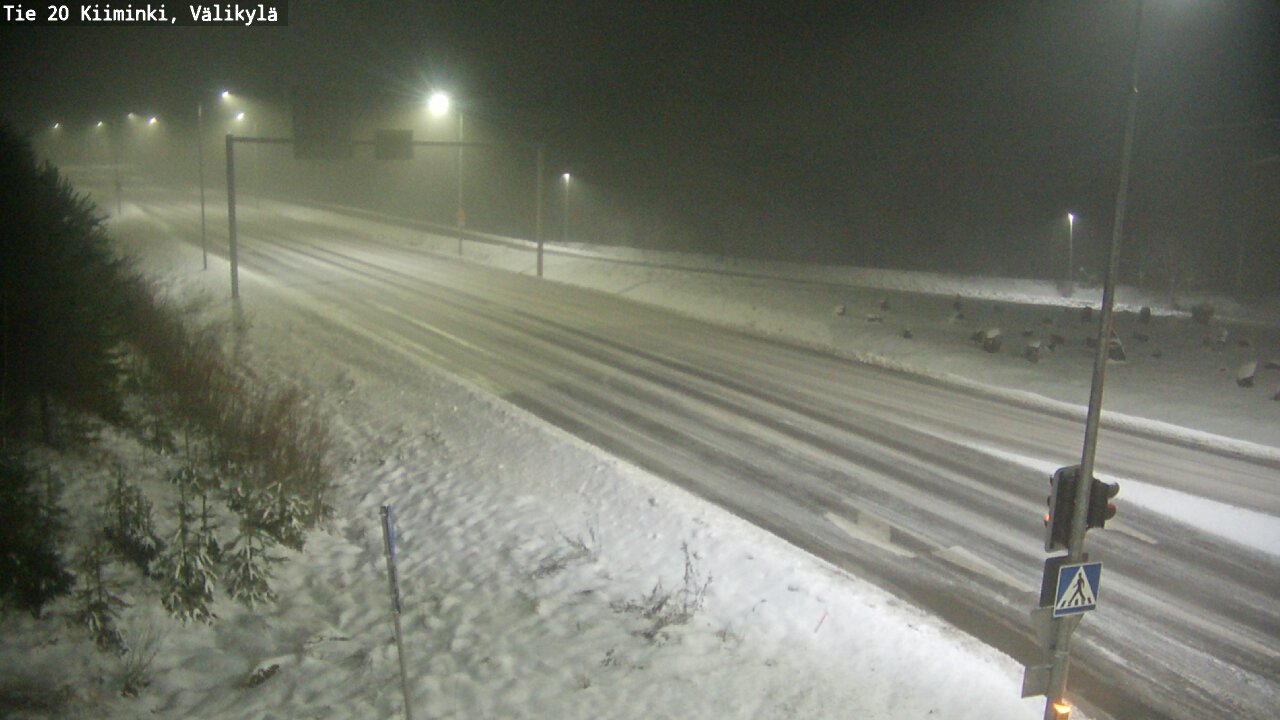 Weather Camera Image Road 20 Oulu Kiiminki, Välikylä, Oulu, Pohjois-Pohjanmaa