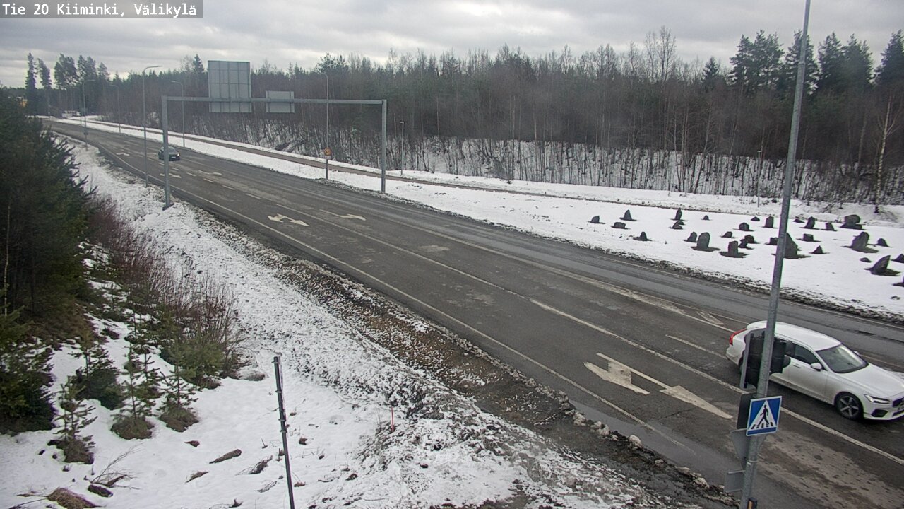 Weather Camera Image Road 20 Oulu Kiiminki, Välikylä, Oulu, Pohjois-Pohjanmaa