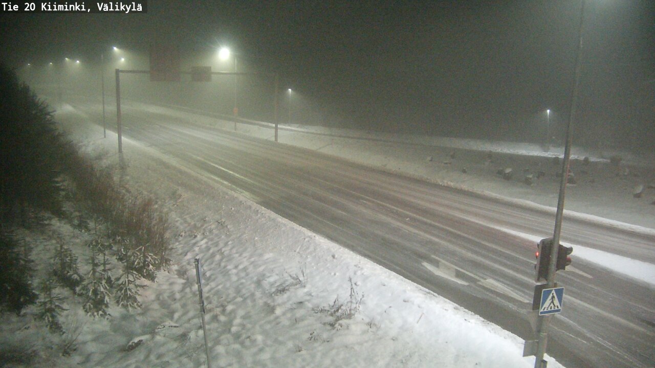 Weather Camera Image Road 20 Oulu Kiiminki, Välikylä, Oulu, Pohjois-Pohjanmaa