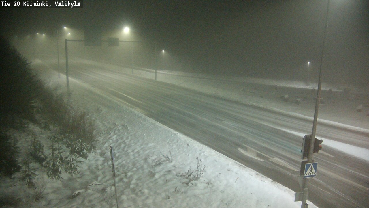 Weather Camera Image Road 20 Oulu Kiiminki, Välikylä, Oulu, Pohjois-Pohjanmaa