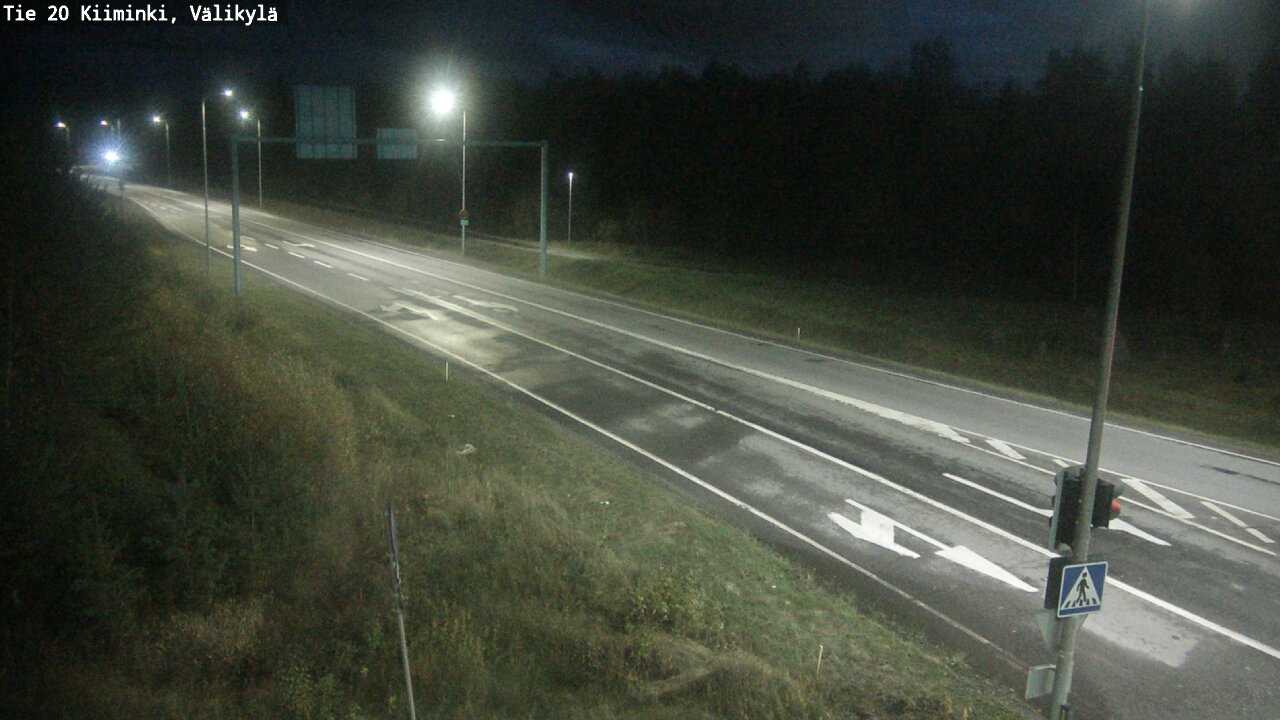 Weather Camera Image Road 20 Oulu Kiiminki, Välikylä, Oulu, Pohjois-Pohjanmaa