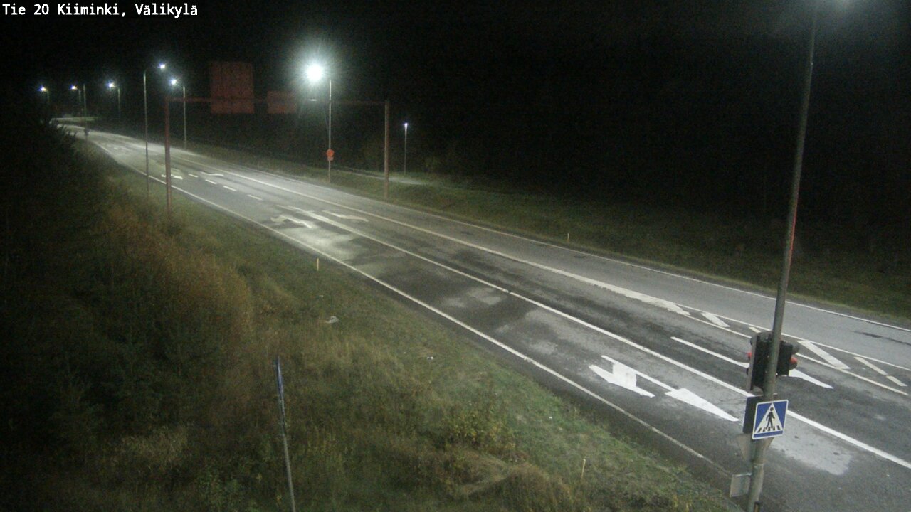 Weather Camera Image Road 20 Oulu Kiiminki, Välikylä, Oulu, Pohjois-Pohjanmaa