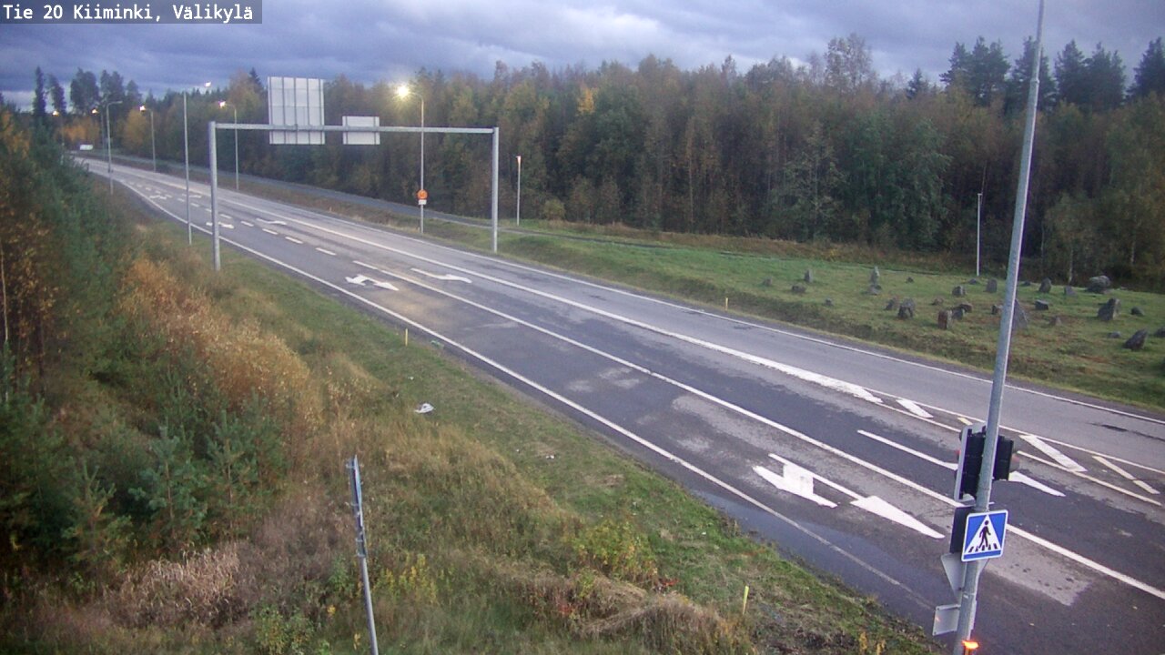 Weather Camera Image Road 20 Oulu Kiiminki, Välikylä, Oulu, Pohjois-Pohjanmaa