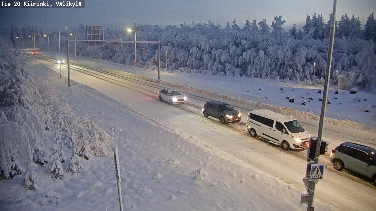 Weather Camera Image Road 20 Oulu Kiiminki, Välikylä, Oulu, Pohjois-Pohjanmaa