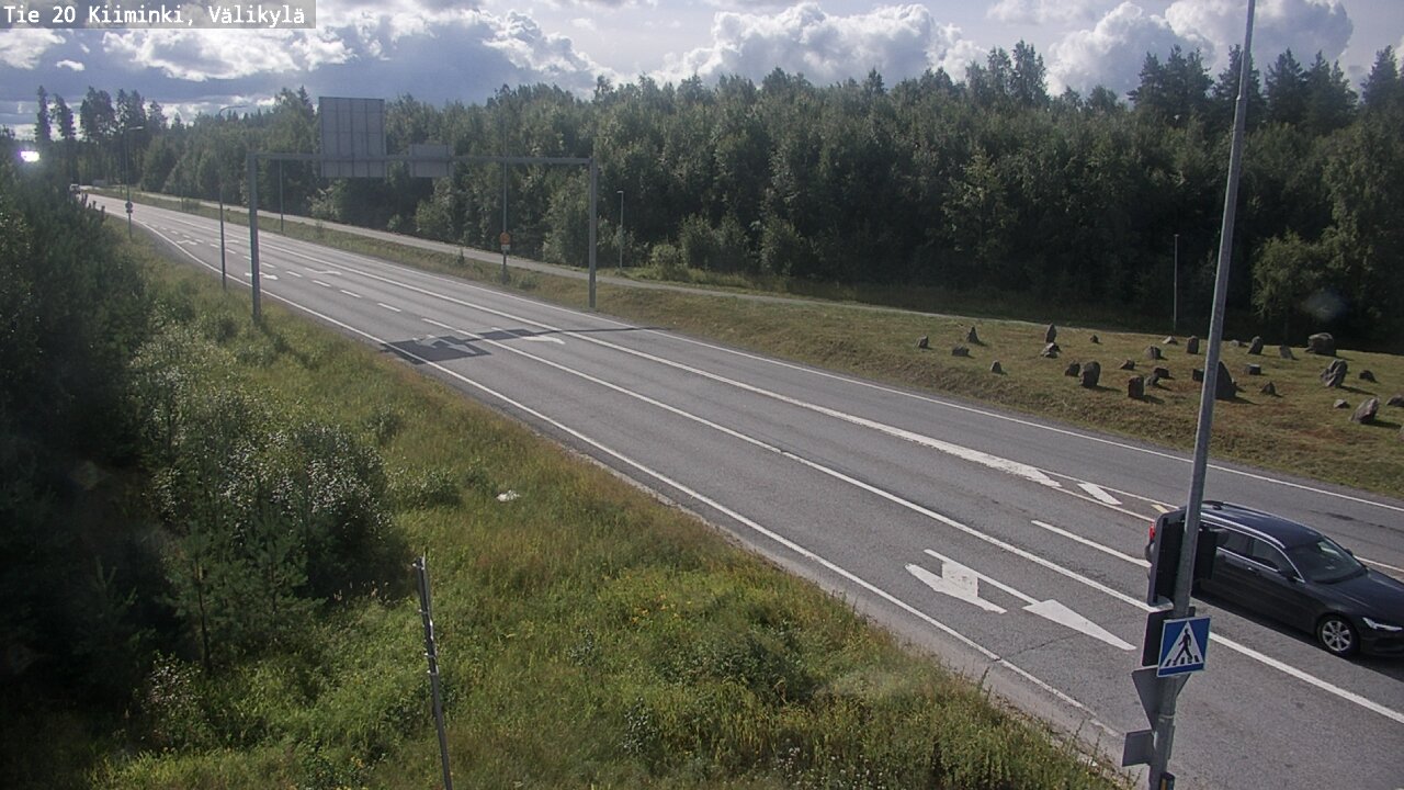 Weather Camera Image Road 20 Oulu Kiiminki, Välikylä, Oulu, Pohjois-Pohjanmaa