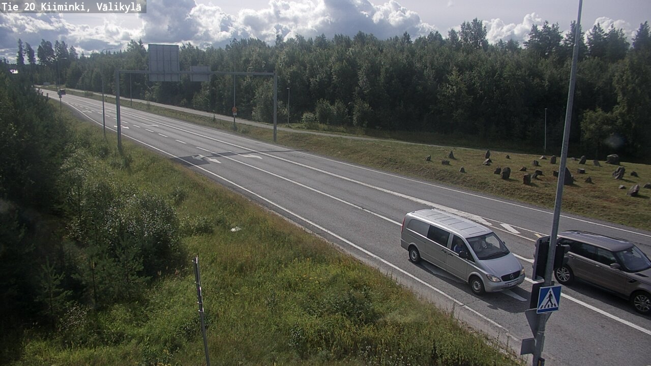Weather Camera Image Road 20 Oulu Kiiminki, Välikylä, Oulu, Pohjois-Pohjanmaa