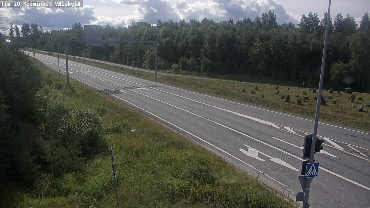 Weather Camera Image Road 20 Oulu Kiiminki, Välikylä, Oulu, Pohjois-Pohjanmaa