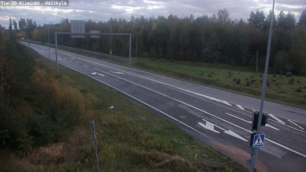 Weather Camera Image Road 20 Oulu Kiiminki, Välikylä, Oulu, Pohjois-Pohjanmaa
