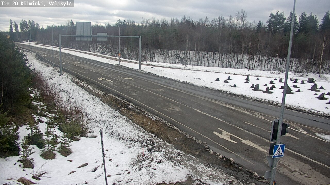 Weather Camera Image Road 20 Oulu Kiiminki, Välikylä, Oulu, Pohjois-Pohjanmaa