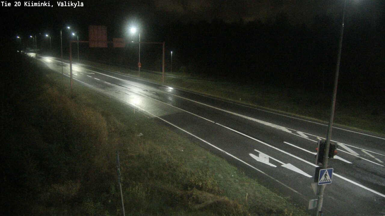 Weather Camera Image Road 20 Oulu Kiiminki, Välikylä, Oulu, Pohjois-Pohjanmaa