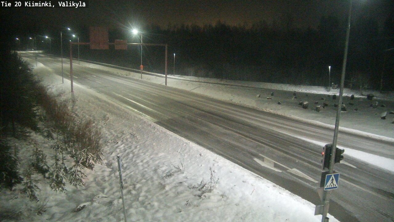 Weather Camera Image Road 20 Oulu Kiiminki, Välikylä, Oulu, Pohjois-Pohjanmaa