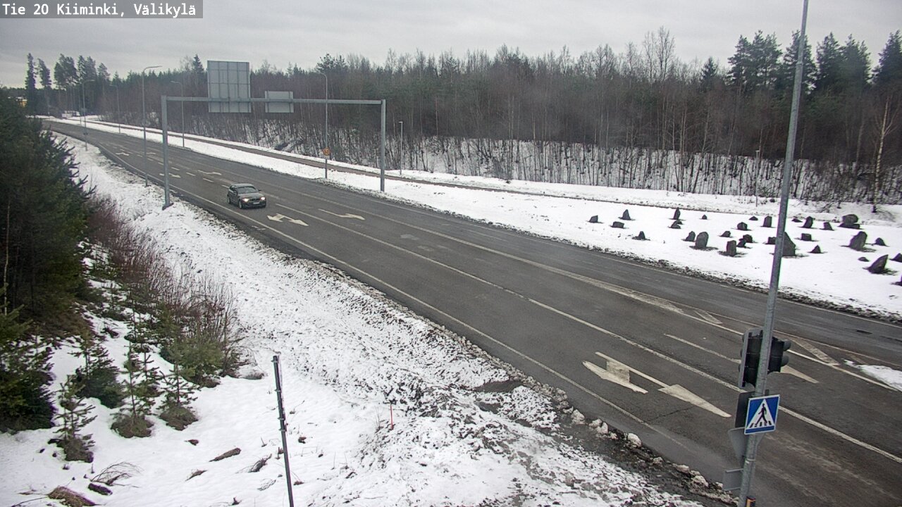 Weather Camera Image Road 20 Oulu Kiiminki, Välikylä, Oulu, Pohjois-Pohjanmaa
