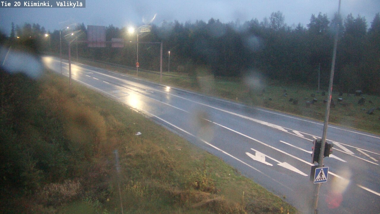 Weather Camera Image Road 20 Oulu Kiiminki, Välikylä, Oulu, Pohjois-Pohjanmaa