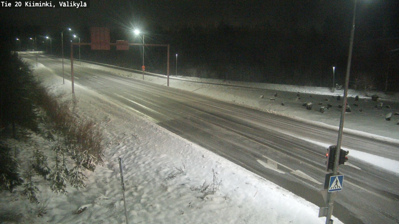 Weather Camera Image Road 20 Oulu Kiiminki, Välikylä, Oulu, Pohjois-Pohjanmaa