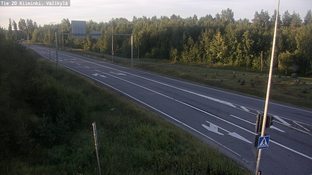 Weather Camera Image Road 20 Oulu Kiiminki, Välikylä, Oulu, Pohjois-Pohjanmaa