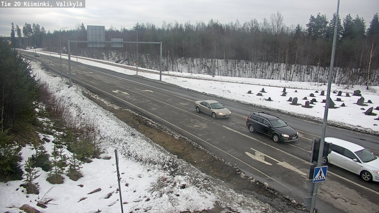 Weather Camera Image Road 20 Oulu Kiiminki, Välikylä, Oulu, Pohjois-Pohjanmaa