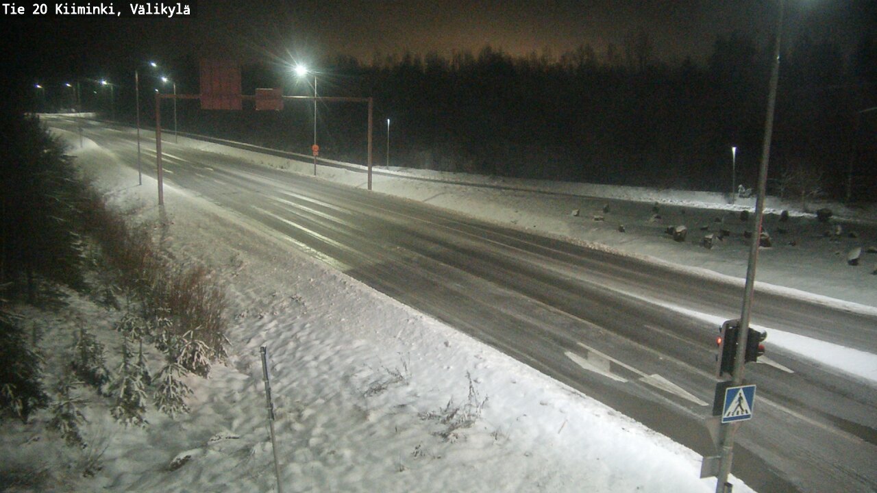 Weather Camera Image Road 20 Oulu Kiiminki, Välikylä, Oulu, Pohjois-Pohjanmaa