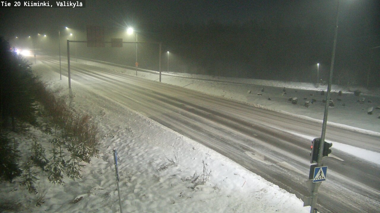 Weather Camera Image Road 20 Oulu Kiiminki, Välikylä, Oulu, Pohjois-Pohjanmaa