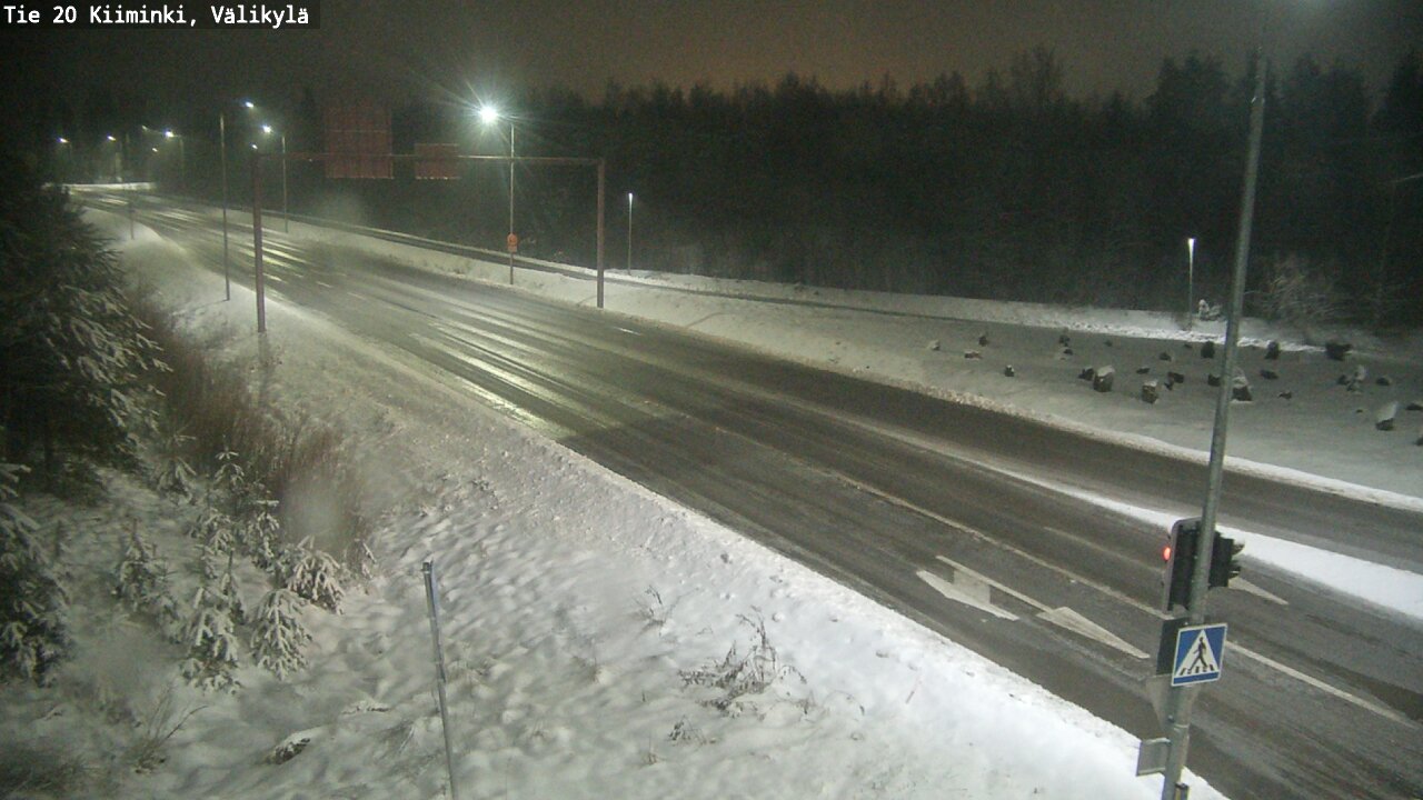 Weather Camera Image Road 20 Oulu Kiiminki, Välikylä, Oulu, Pohjois-Pohjanmaa