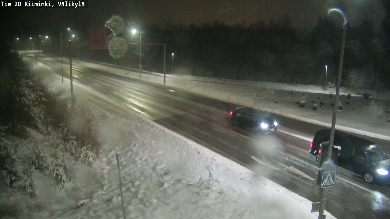 Weather Camera Image Road 20 Oulu Kiiminki, Välikylä, Oulu, Pohjois-Pohjanmaa