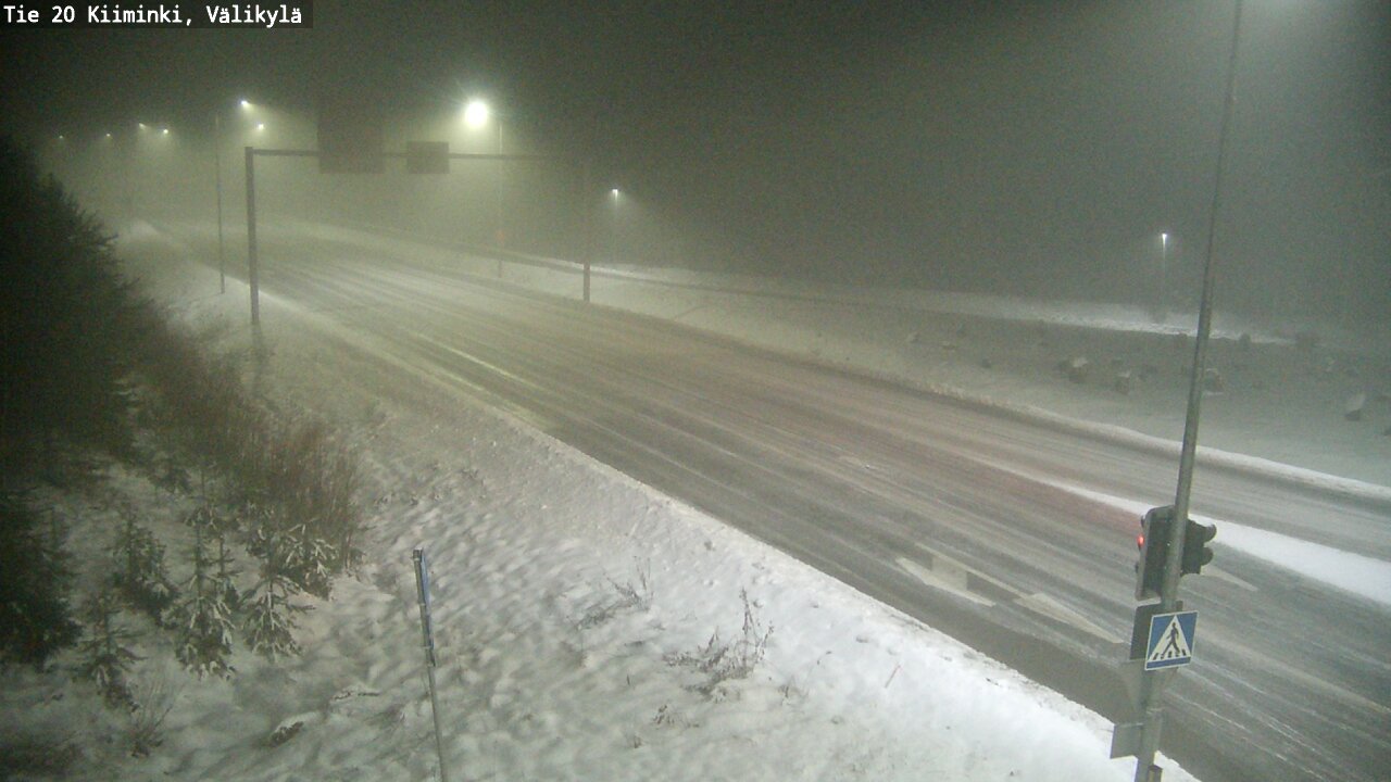 Weather Camera Image Road 20 Oulu Kiiminki, Välikylä, Oulu, Pohjois-Pohjanmaa