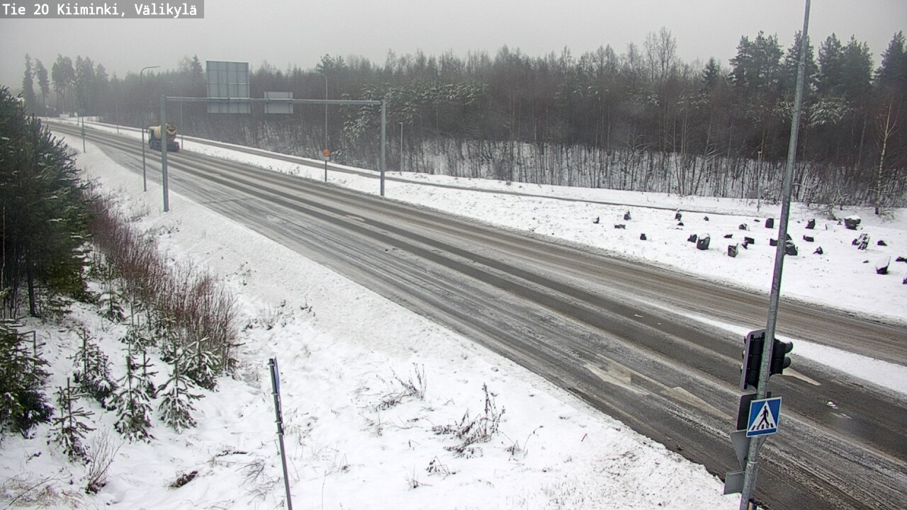 Weather Camera Image Road 20 Oulu Kiiminki, Välikylä, Oulu, Pohjois-Pohjanmaa