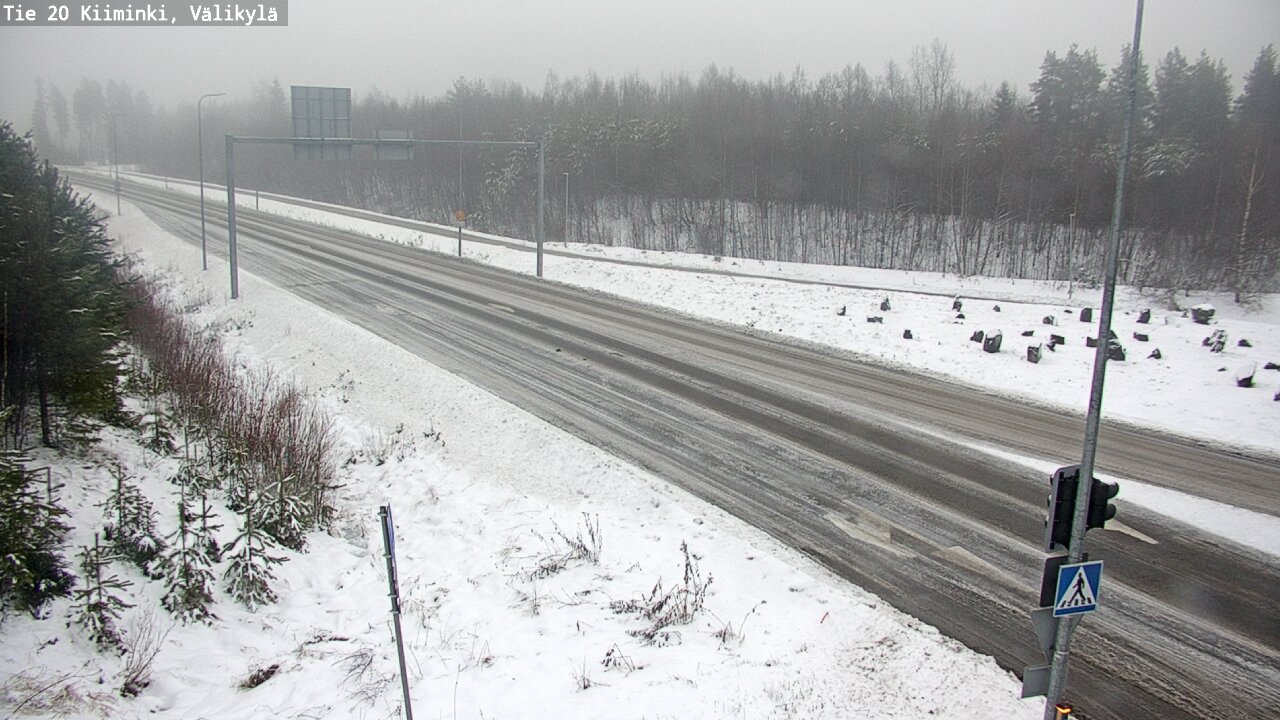 Weather Camera Image Road 20 Oulu Kiiminki, Välikylä, Oulu, Pohjois-Pohjanmaa