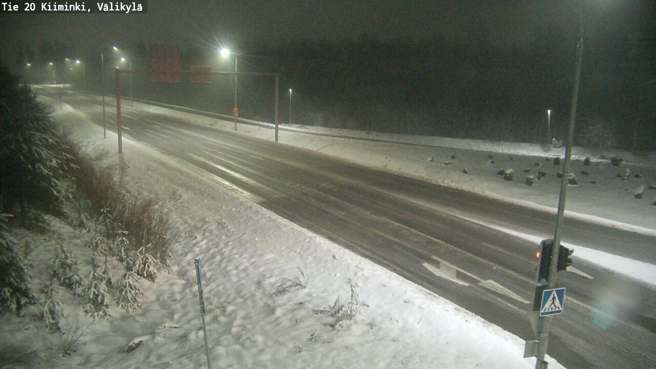 Weather Camera Image Road 20 Oulu Kiiminki, Välikylä, Oulu, Pohjois-Pohjanmaa