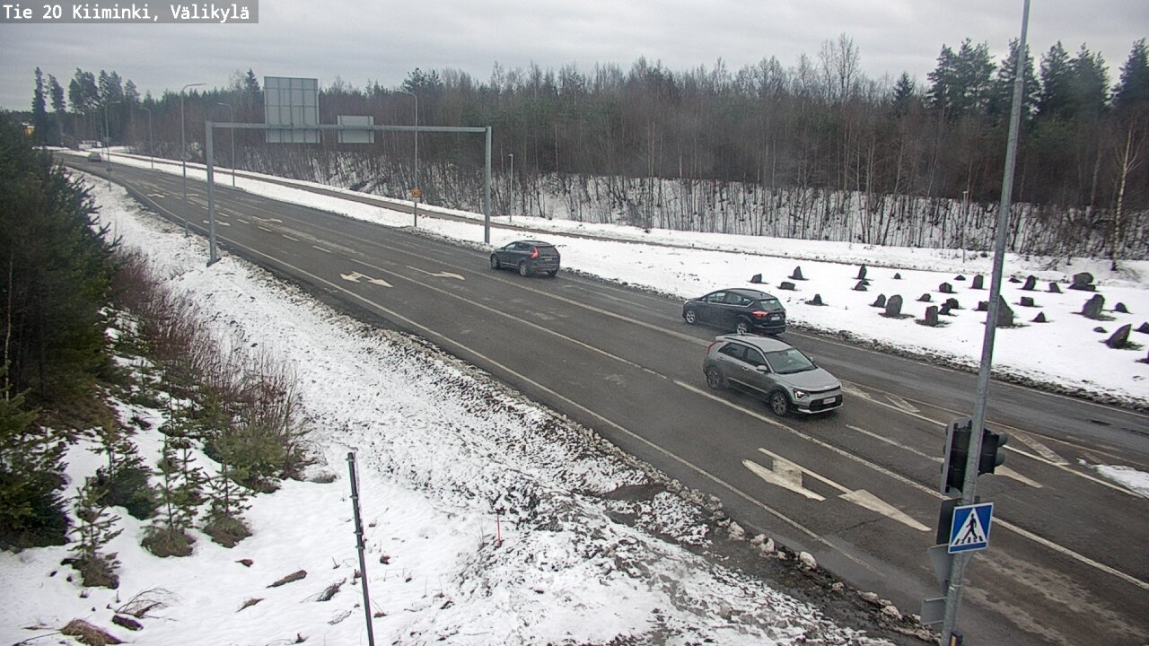Weather Camera Image Road 20 Oulu Kiiminki, Välikylä, Oulu, Pohjois-Pohjanmaa