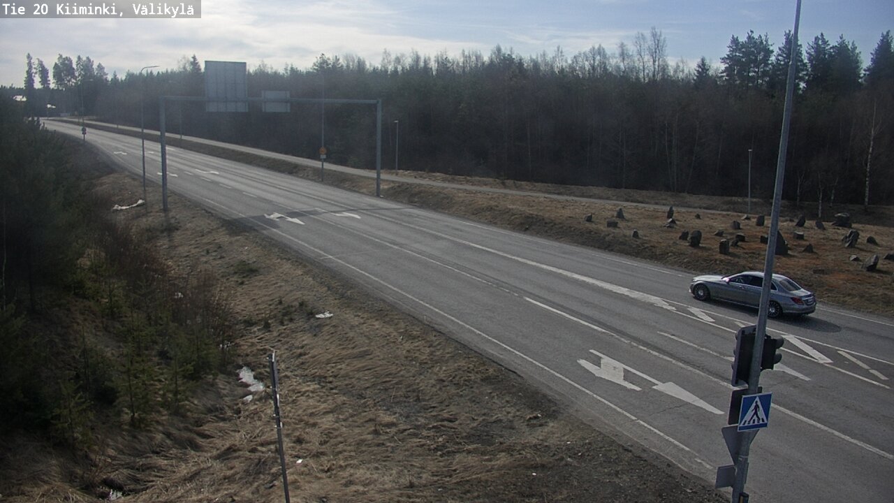 Weather Camera Image Väg 20 Uleåborg Kiiminki, Välikylä, Oulu, Pohjois-Pohjanmaa