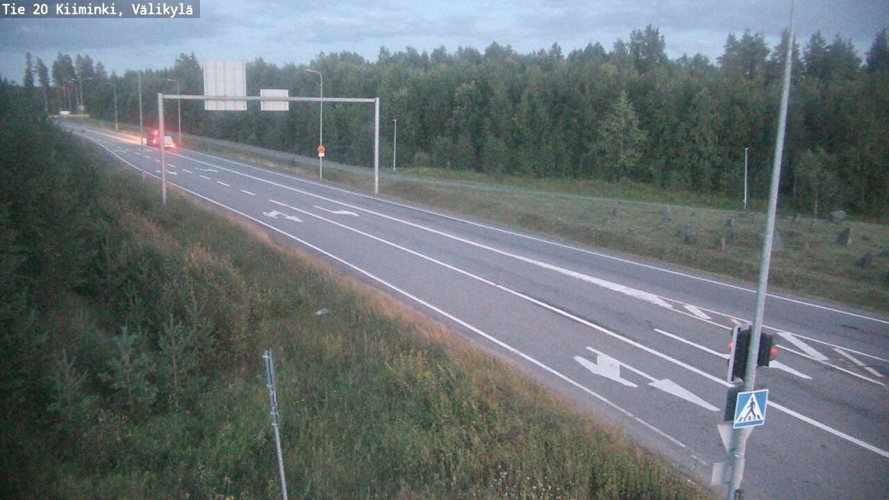 Weather Camera Image Väg 20 Uleåborg Kiiminki, Välikylä, Oulu, Pohjois-Pohjanmaa