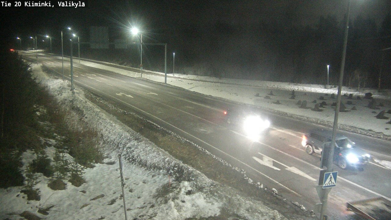 Weather Camera Image Road 20 Oulu Kiiminki, Välikylä, Oulu, Pohjois-Pohjanmaa