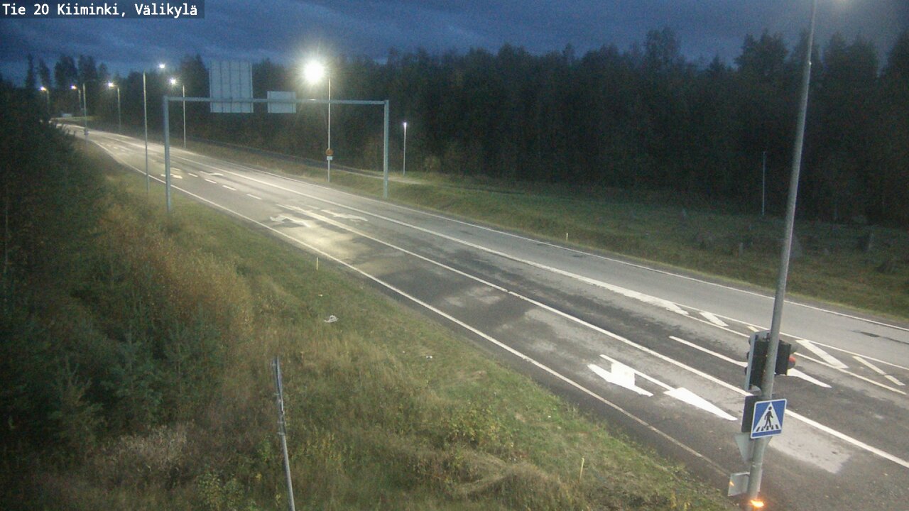 Weather Camera Image Road 20 Oulu Kiiminki, Välikylä, Oulu, Pohjois-Pohjanmaa