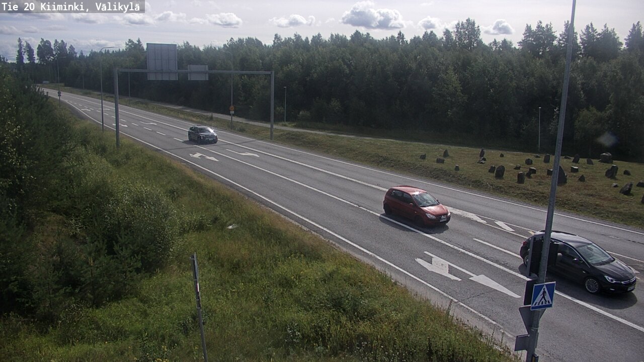 Weather Camera Image Road 20 Oulu Kiiminki, Välikylä, Oulu, Pohjois-Pohjanmaa