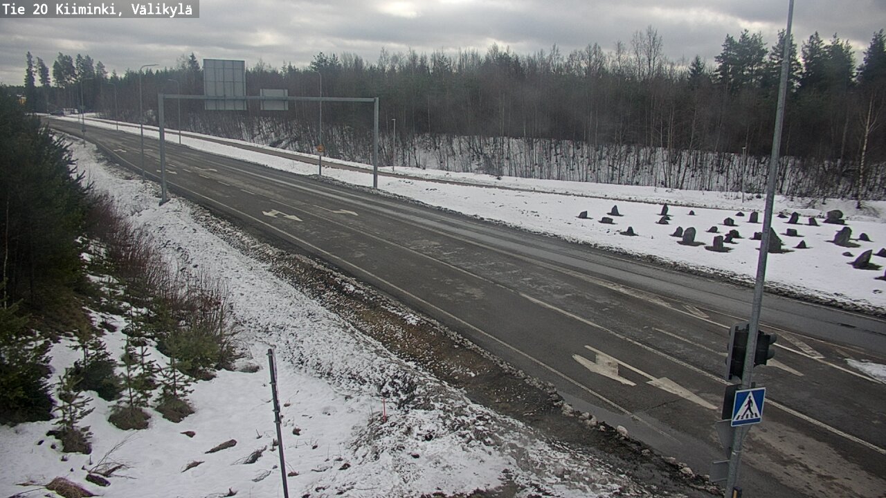 Weather Camera Image Road 20 Oulu Kiiminki, Välikylä, Oulu, Pohjois-Pohjanmaa
