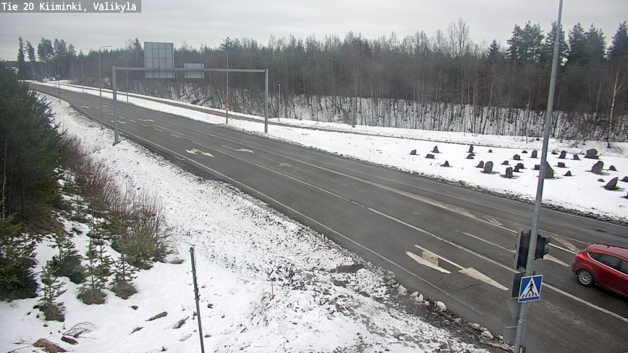 Weather Camera Image Road 20 Oulu Kiiminki, Välikylä, Oulu, Pohjois-Pohjanmaa