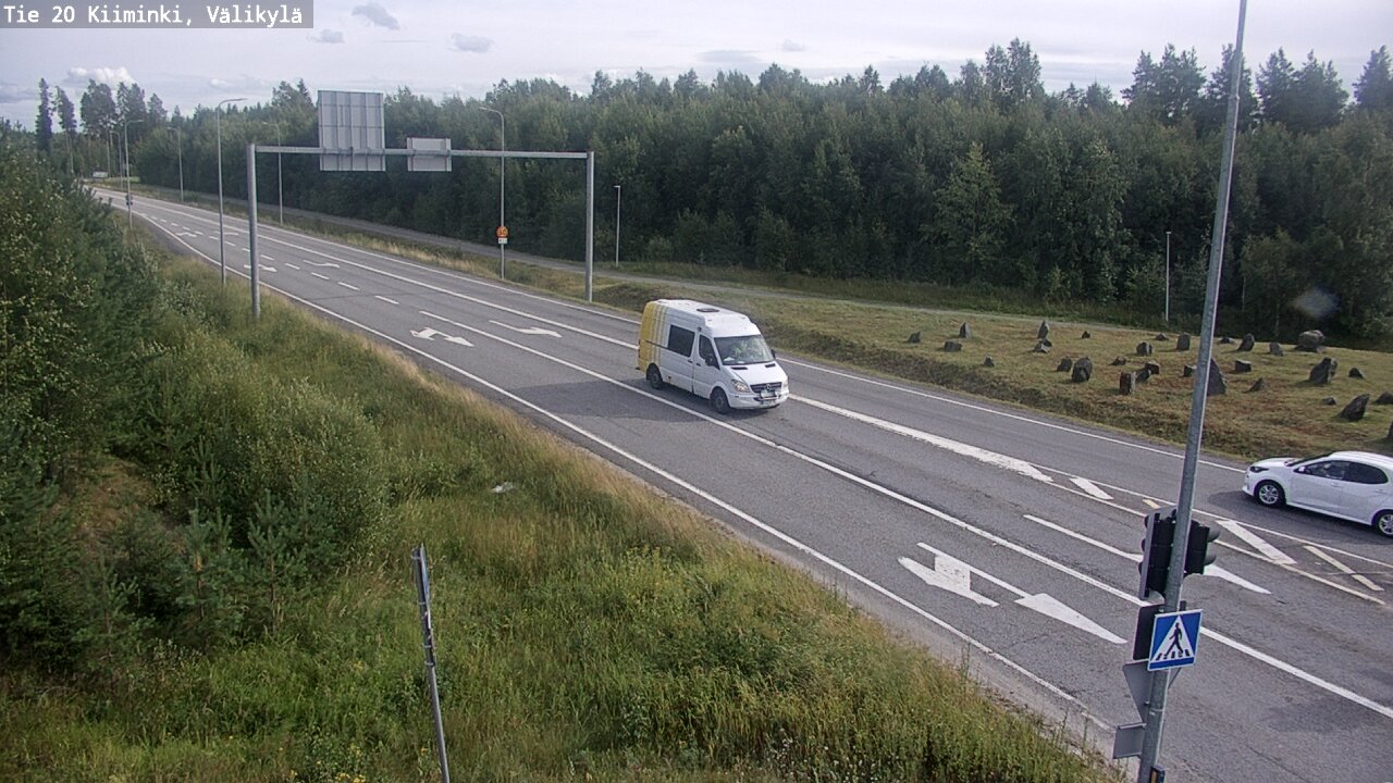 Weather Camera Image Road 20 Oulu Kiiminki, Välikylä, Oulu, Pohjois-Pohjanmaa
