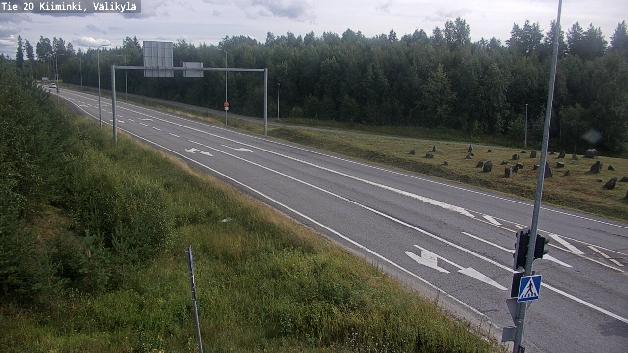 Weather Camera Image Road 20 Oulu Kiiminki, Välikylä, Oulu, Pohjois-Pohjanmaa