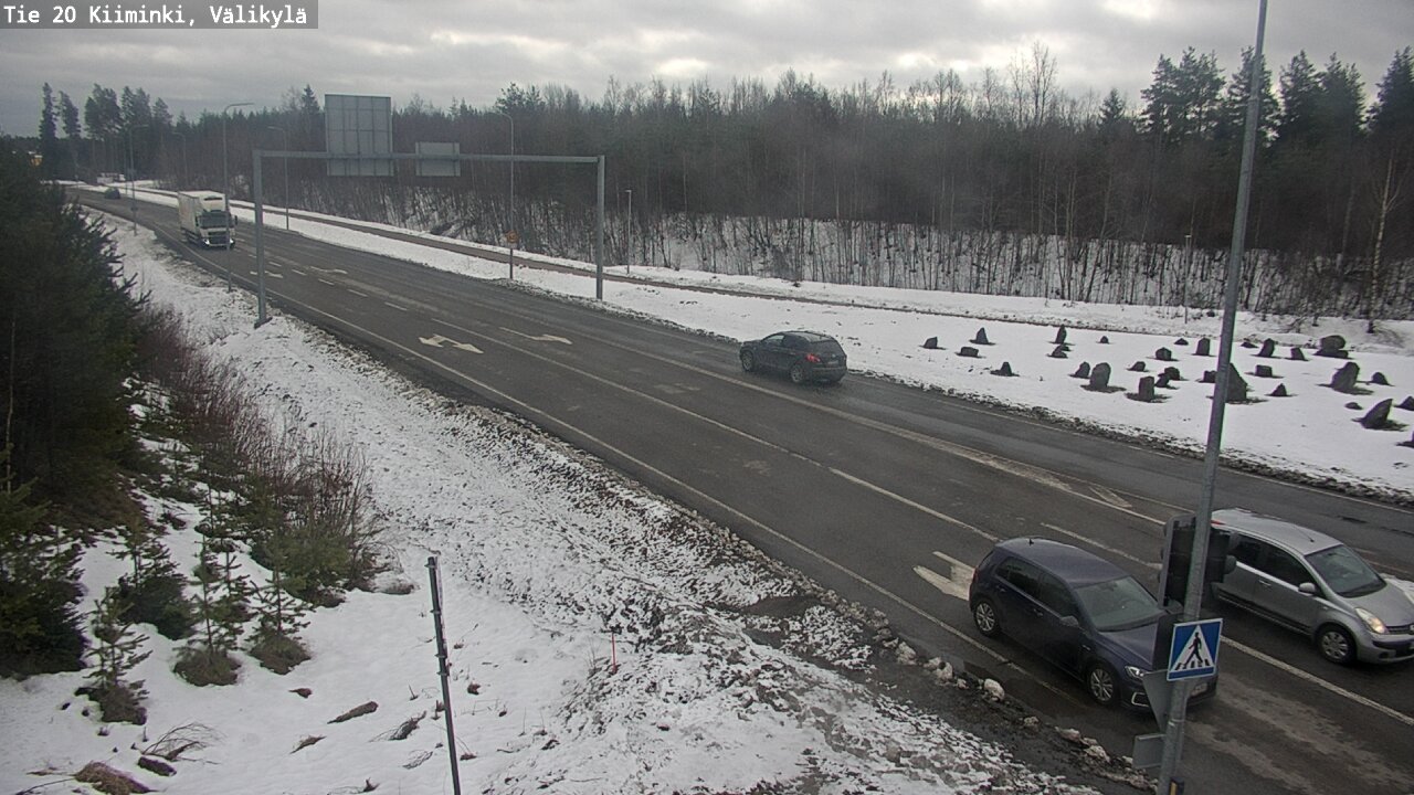 Weather Camera Image Road 20 Oulu Kiiminki, Välikylä, Oulu, Pohjois-Pohjanmaa