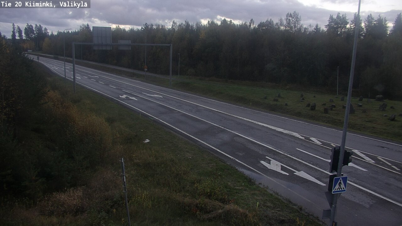 Weather Camera Image Road 20 Oulu Kiiminki, Välikylä, Oulu, Pohjois-Pohjanmaa