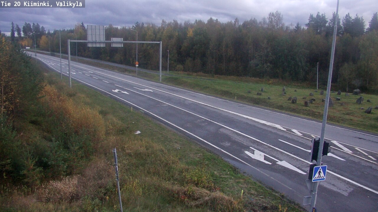 Weather Camera Image Road 20 Oulu Kiiminki, Välikylä, Oulu, Pohjois-Pohjanmaa