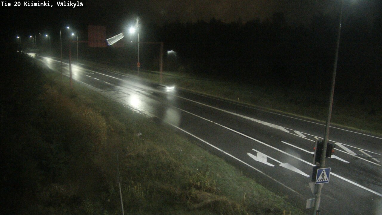 Weather Camera Image Road 20 Oulu Kiiminki, Välikylä, Oulu, Pohjois-Pohjanmaa